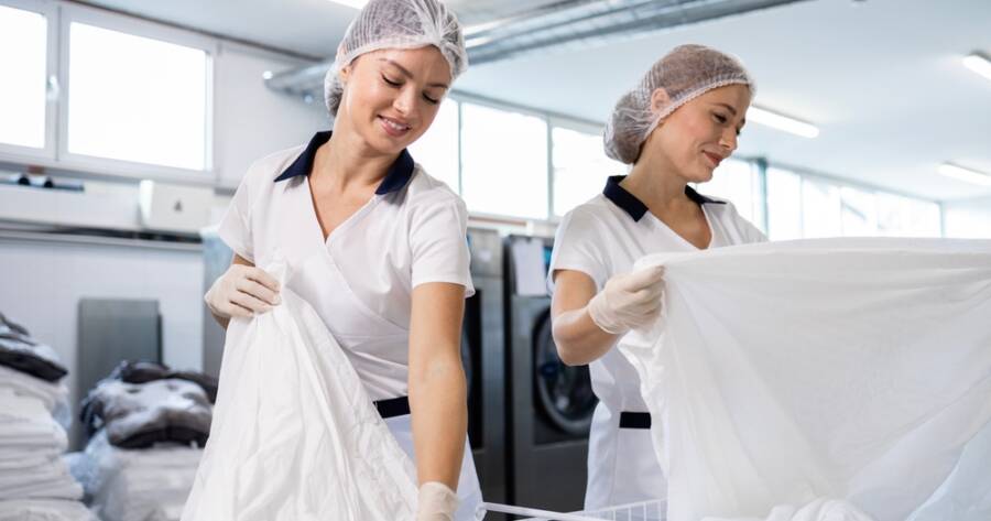 How Are Medical Linens Safely Cleaned?